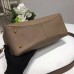 Louis Vuitton Monogram Empreinte Leather Ponthieu Bag PM M43743 Taupe Glace 2017
