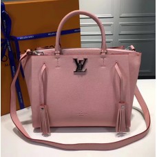 Louis Vuitton Calfskin Leather Lockmeto Epsom M54572 Rose Poudre 2017 Louis Vuitton Calfskin Leather Lockmeto Epsom M54572 Rose Poudre 2017