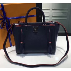 Louis Vuitton Calfskin Leather Lockmeto Epsom M54571 Marine Rouge 2017 Louis Vuitton Calfskin Leather Lockmeto Epsom M54571 Marine Rouge 2017