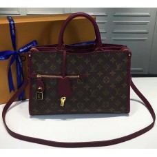 Louis Vuitton Monogram Coated Canvas Popincourt PM M43462 Raisin 2017 Louis Vuitton Monogram Coated Canvas Popincourt PM M43462 Raisin 2017