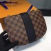 Louis Vuitton Damier Ebene Canvas With Stripe Taurillon Leather Wight Bag N64418 Black 2017