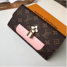 LOUIS VUITTON FLOWER LONG WALLET M62566 PINK 2018 LOUIS VUITTON FLOWER LONG WALLET M62566 PINK 2018