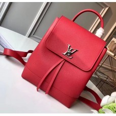Louis Vuitton Lockme Backpack Bag M41814 Rubis 2018 Louis Vuitton Lockme Backpack Bag M41814 Rubis 2018