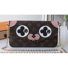 Louis Vuitton Pochette Felicie Chain Wallet in Monogram Canvas M67248 Louis Vuitton Pochette Felicie Chain Wallet in Monogram Canvas M67248