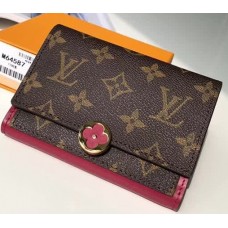 Louis Vuitton Flore Compact Wallet in Monogram Canvas M64588 Fuchsia Louis Vuitton Flore Compact Wallet in Monogram Canvas M64588 Fuchsia