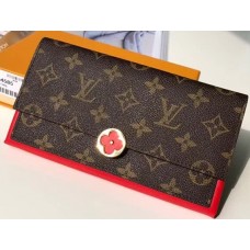 Louis Vuitton Flore Wallet in Monogram Canvas M64585 Red Louis Vuitton Flore Wallet in Monogram Canvas M64585 Red