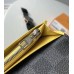 Louis Vuitton Men's Damier Graphite Canvas Brazza Wallet N60089 Yellow
