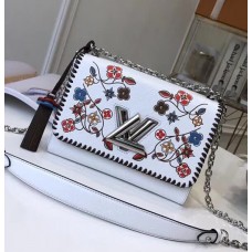 Louis Vuitton Twist MM Bag in Epi Leather M53532 White 2018 Louis Vuitton Twist MM Bag in Epi Leather M53532 White 2018