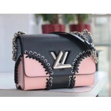 Louis Vuitton Twist MM Bag in Epi Leather M54079 Black 2018 Louis Vuitton Twist MM Bag in Epi Leather M54079 Black 2018