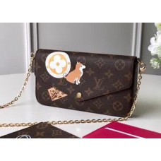 Louis Vuitton Pochette Felicie Chain Bag M61276 Monogram Canvas 2018 Louis Vuitton Pochette Felicie Chain Bag M61276 Monogram Canvas 2018