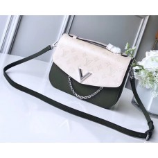 Louis Vuitton Very Messenger Bag M52128 Kaki Fango 2018 Louis Vuitton Very Messenger Bag M52128 Kaki Fango 2018