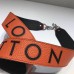 Louis Vuitton Logo Bandouliere Shoulder Strap J02427 Orange/Black Louis Vuitton Logo Bandouliere Shoulder Strap J02427 Orange/Black