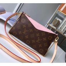 Louis Vuitton Pallas Clutch on Chain M44037 Pink 2017