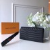 Louis Vuitton New Wave Long Wallet in Calfskin M63298 Black Louis Vuitton New Wave Long Wallet in Calfskin M63298 Black