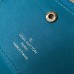 Louis Vuitton New Wave Zippy Short Wallet M63789 Blue