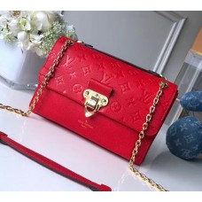 Louis Vuitton Vavin PM Shoulder Bag in Monogram Empreinte Leather M43936 Red 2018 Louis Vuitton Vavin PM Shoulder Bag in Monogram Empreinte Leather M43936 Red 2018
