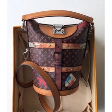 Louis Vuitton Duffle Top Handle Bucket Bag M52276 Monogram Canvas 2018 Louis Vuitton Duffle Top Handle Bucket Bag M52276 Monogram Canvas 2018