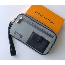 Louis Vuitton Men's Pouch M40816 Monogram Titanium Canvas 2018 Louis Vuitton Men's Pouch M40816 Monogram Titanium Canvas 2018