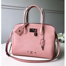 Louis Vuitton Milla MM Top Handle Bag M54347 Pink 2018 Louis Vuitton Milla MM Top Handle Bag M54347 Pink 2018