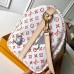 Louis Vuitton Catogram Monogram Canvas Speedy 30 Bandouliere Bag M44400 White 2018