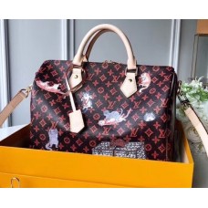 Louis Vuitton Catogram Monogram Canvas Speedy 30 Bandouliere Bag M44401 Brown 2018 Louis Vuitton Catogram Monogram Canvas Speedy 30 Bandouliere Bag M44401 Brown 2018