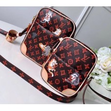 Louis Vuitton Catogram Monogram Canvas Paname Set Bag M44399 Brown 2018 Louis Vuitton Catogram Monogram Canvas Paname Set Bag M44399 Brown 2018
