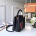 Louis Vuitton Capucines PM Bag Iris Blossom M54696 Black