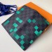 Louis Vuitton Damier Graphite Pixel Canvas Brazza Wallet N60161 Green 2019
