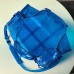 Louis Vuitton Transparent embossed Monogram PVC Keepall Bandouliere 50 M53272 Blue 2019