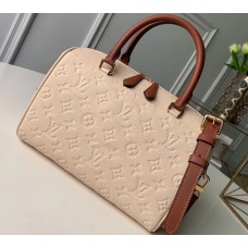 Louis Vuitton Monogram Empreinte Speedy Bandouliere 30 Bag Creme Caramel 2019 Louis Vuitton Monogram Empreinte Speedy Bandouliere 30 Bag Creme Caramel 2019