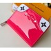 Louis Vuitton Vernis Miroir Patent Leather Zippy Venice Coin Purse M67665 Fuchsia 2019