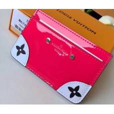 Louis Vuitton Vernis Miroir Patent Leather Venice Card Holder M63855 Fuchsia 2019 Louis Vuitton Vernis Miroir Patent Leather Venice Card Holder M63855 Fuchsia 2019