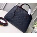 Louis Vuitton Monogram Empreinte Leather Montaigne MM Bag M42746 Marine rouge