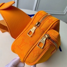 Louis Vuitton Denim Fabric Outdoor Bumbag M44623 Ocher 2019 Louis Vuitton Denim Fabric Outdoor Bumbag M44623 Ocher 2019