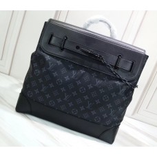 Louis Vuitton Monogram Eclipse Canvas Steamer PM Messenger Bag M44473 2019 Louis Vuitton Monogram Eclipse Canvas Steamer PM Messenger Bag M44473 2019