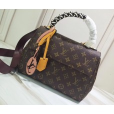 Louis Vuitton Braided Handle Monogram Canvas Cluny BB Bag M43982 2019 Louis Vuitton Braided Handle Monogram Canvas Cluny BB Bag M43982 2019