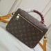 Louis Vuitton Braided Handle Monogram Canvas Pochette Metis Bag M43984 Red 2019
