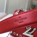 Louis Vuitton Studs And Eyelets Epi Leather Twist PM Bag Coquelicot 2018 Louis Vuitton Studs And Eyelets Epi Leather Twist PM Bag Coquelicot 2018