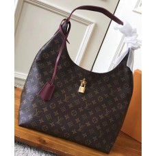 Louis Vuitton Monogram Flower Padlock Hobo Bag M43547 Bordeaux 2018 Louis Vuitton Monogram Flower Padlock Hobo Bag M43547 Bordeaux 2018