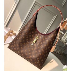 Louis Vuitton Monogram Flower Padlock Hobo Bag M43546 Beige 2018 Louis Vuitton Monogram Flower Padlock Hobo Bag M43546 Beige 2018