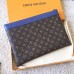 Louis Vuitton Monogram Canvas Pochette Apollo Bag M63048 Blue 2018