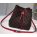 Louis Vuitton Monogram Canvas NeoNoe Bag M44021 Red 2018 Louis Vuitton Monogram Canvas NeoNoe Bag M44021 Red 2018