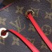 Louis Vuitton Monogram Canvas NeoNoe Bag M44021 Red 2018 Louis Vuitton Monogram Canvas NeoNoe Bag M44021 Red 2018