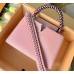 Louis Vuitton Capucines PM Bag Braided Handle and Strap M55084 Pink