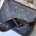 Louis Vuitton Monogram Empreinte Triangle Shaped Messenger Bag M54330 Black 2019
