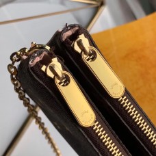 Louis Vuitton Monogram Canvas Pochette Double Zip Bag Print 2019