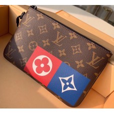 Louis Vuitton Monogram Canvas Pochette Chaine Zipped Pouch MM Bag M67814 2019