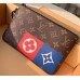 Louis Vuitton Monogram Canvas Pochette Chaine Zipped Pouch MM Bag M67814 2019
