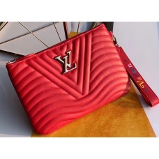 Louis Vuitton New Wave Zip Pochette Bag M67500 Red 2019 Louis Vuitton New Wave Zip Pochette Bag M67500 Red 2019