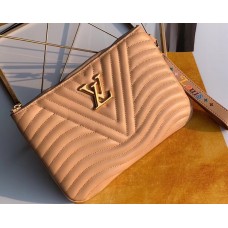 Louis Vuitton New Wave Zip Pochette Bag M68478 Apricot 2019 Louis Vuitton New Wave Zip Pochette Bag M68478 Apricot 2019